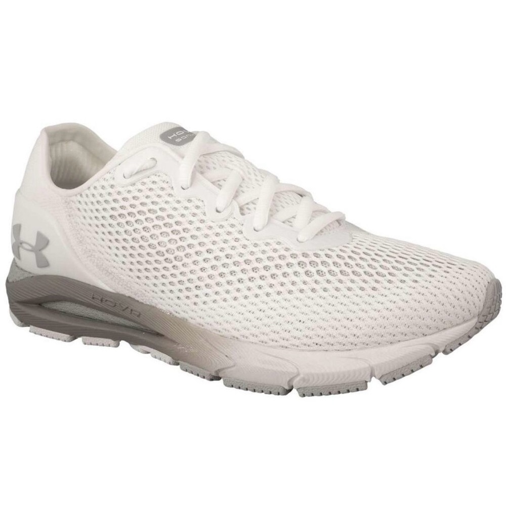 Under Armour Women's White Mesh Running Shoe HOVA